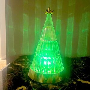 Vintage Avon crystal holiday tree